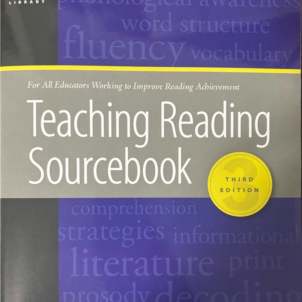 Teaching Reading Sourcebook Third Edition